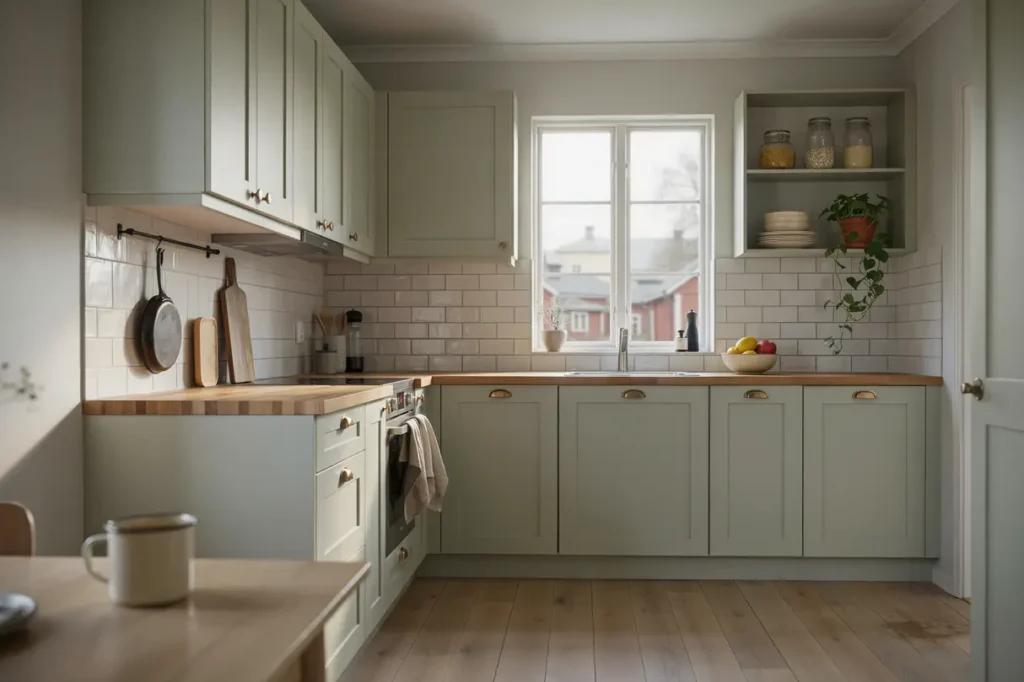 k ksrenovering med nya luckor lackering och omm lning i enskede g rd rsta